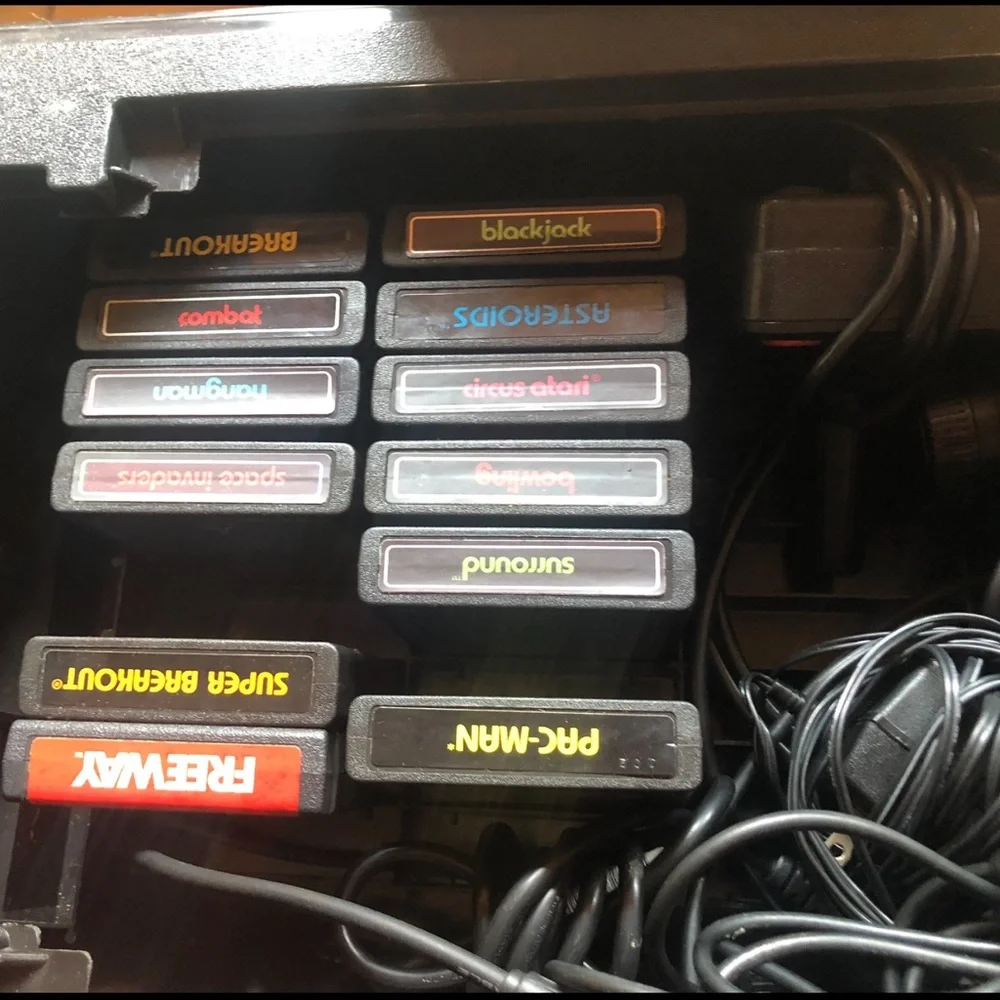Classic Black and Brown Video Computer System